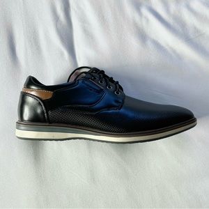 Bruno Marc Black Oxford Dress Shoes Size 8.5 NWOT